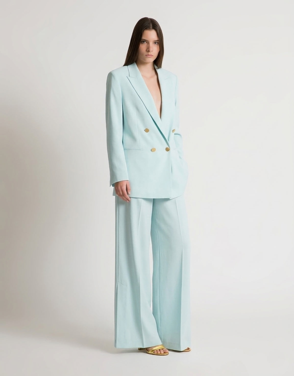 Pantalon ample - Light blue