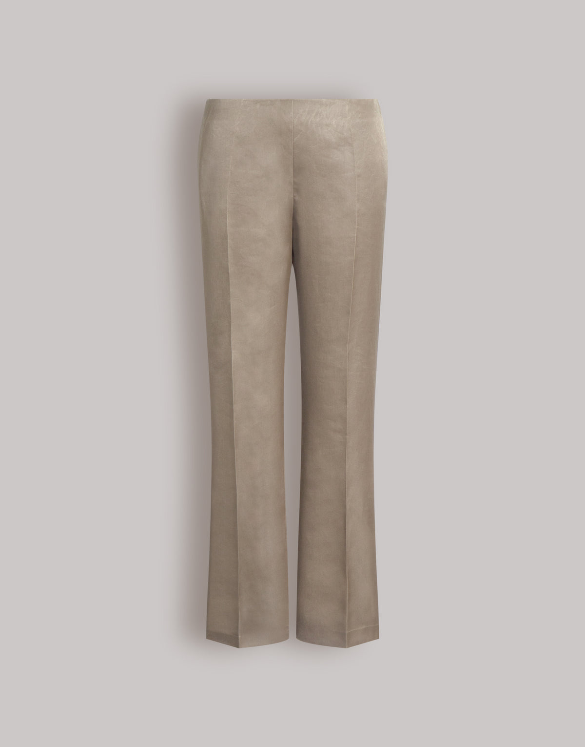 Pantalon droit en soie - Grey