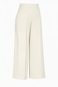 Pantalon Large Cropped - Ivory