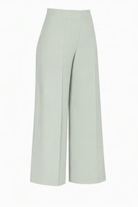 Pantalon Large Cropped - Light blue