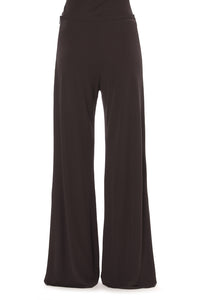 Pantalon droit avec fente - Brown