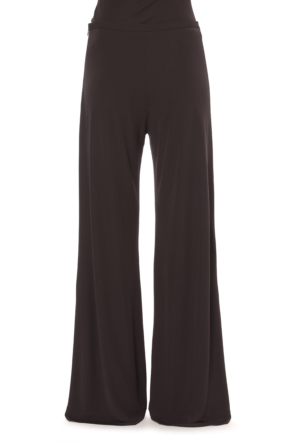 Pantalon droit avec fente - Brown