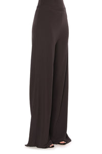 Pantalon droit avec fente - Brown