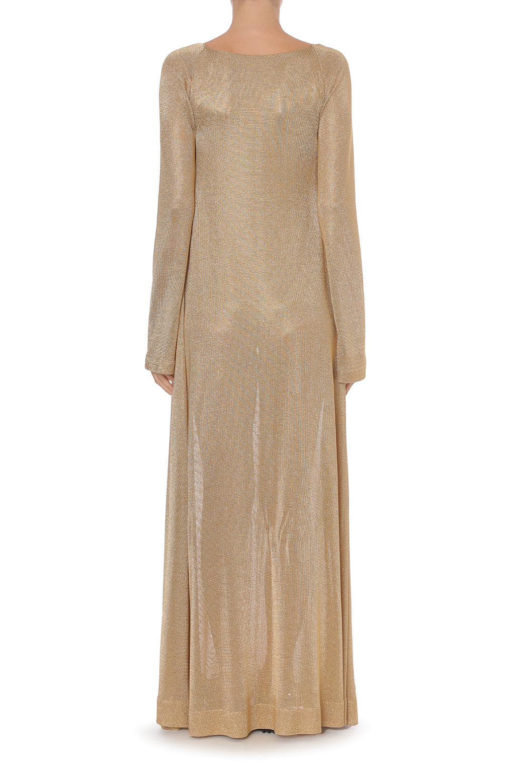 Robe Longue Scintillante - Gold