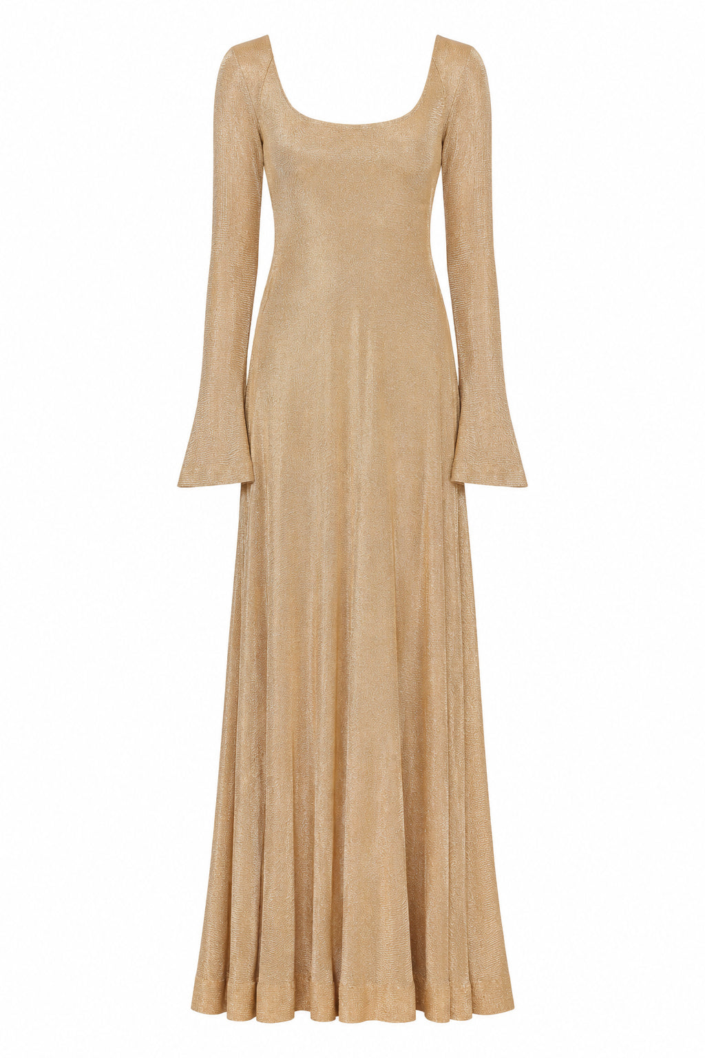 Robe Longue Scintillante - Gold