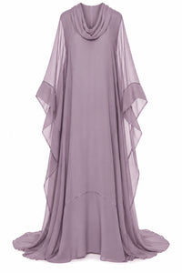 Robe Longue Transparente Fluide - Green