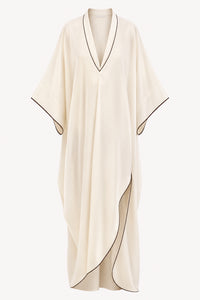 Robe Longue Esprit Caftan - White