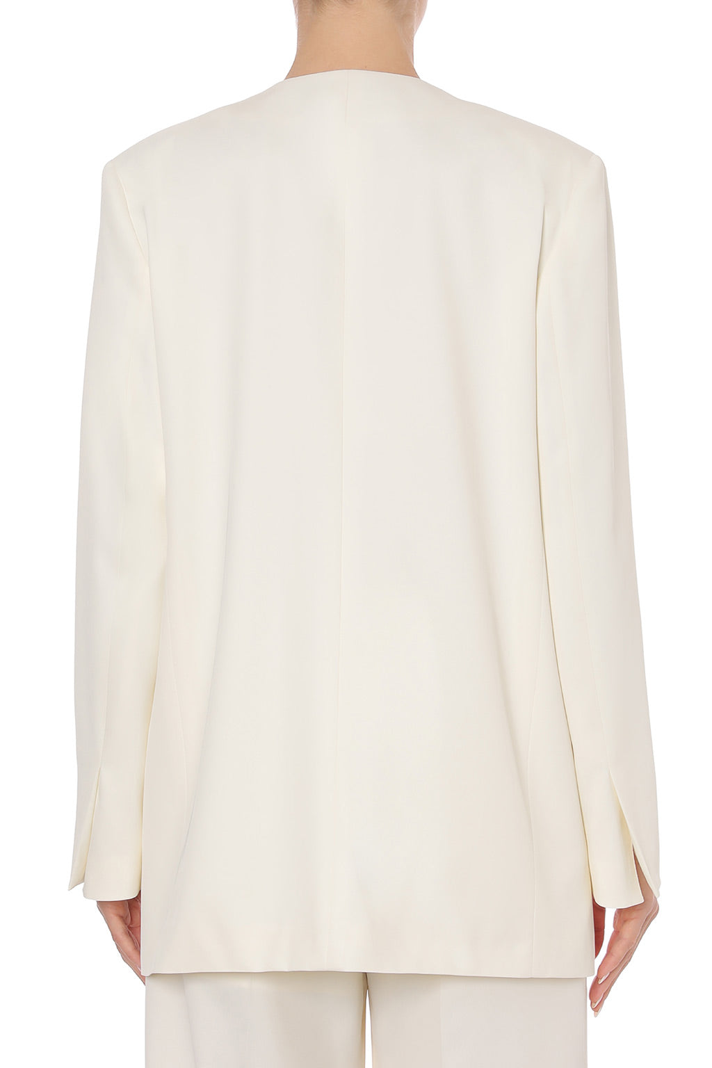 Veste croisée avec boutons dorés - Ivory
