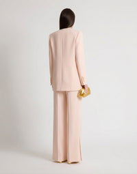 Veste croisée avec boutons dorés - Pink