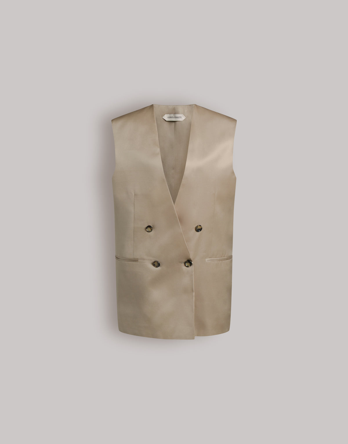 Gilet double boutonnage oversize - Grey