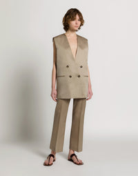 Gilet double boutonnage oversize - Grey