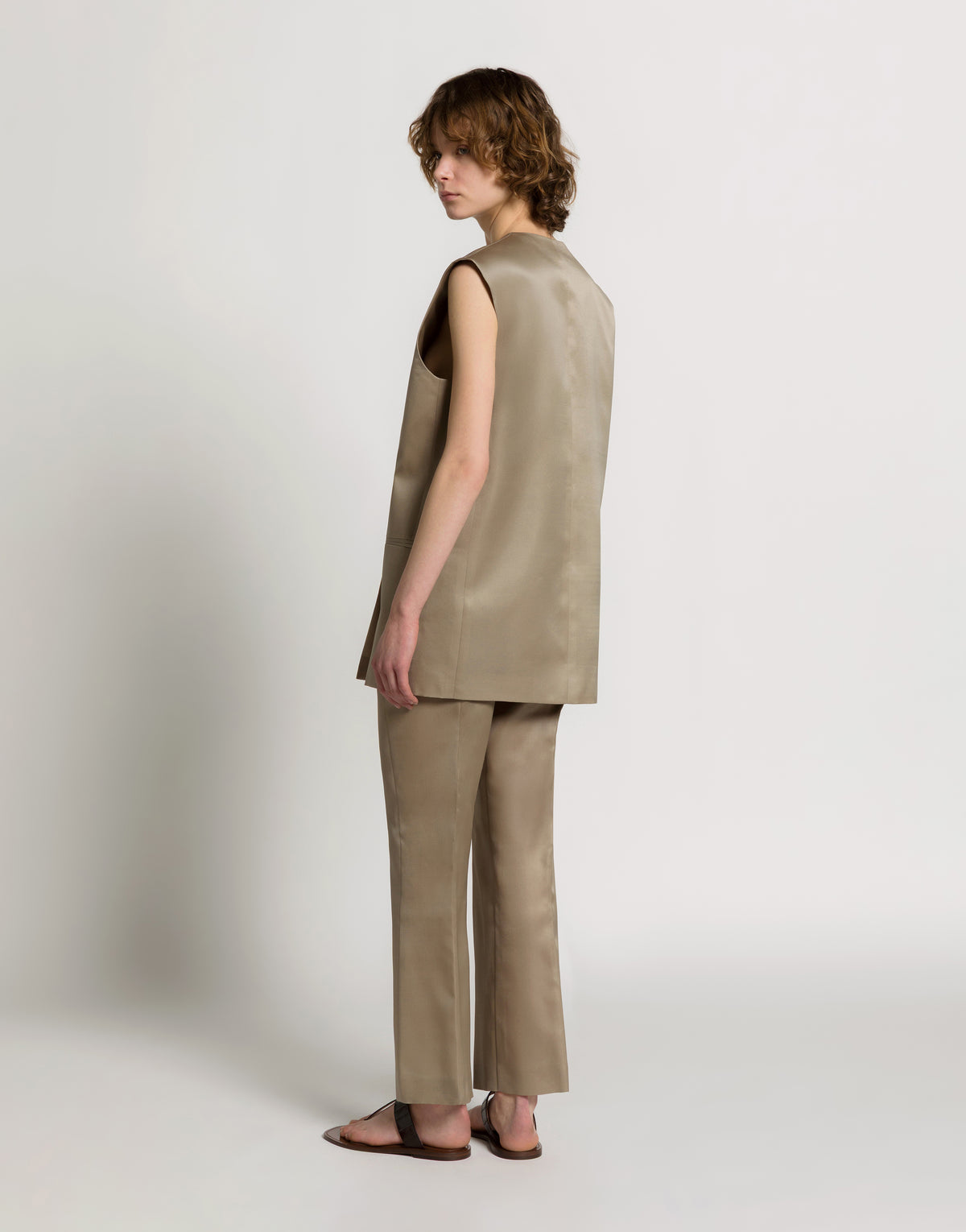 Gilet double boutonnage oversize - Grey