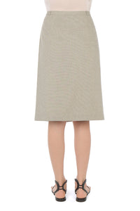 Jupe portefeuille en tweed - Light beige