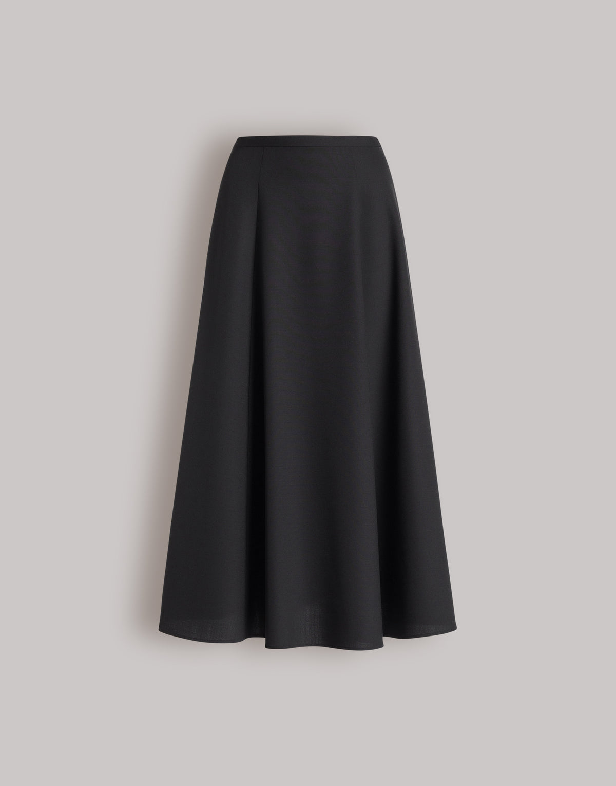 Jupe en laine tropicale - Black