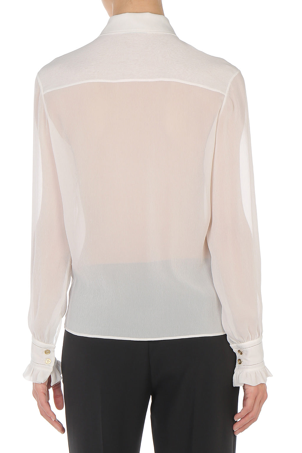 Blouse à Volants - Ivory