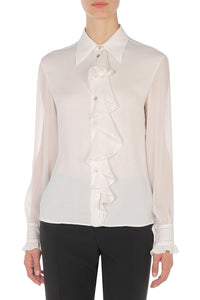 Blouse à Volants - Ivory