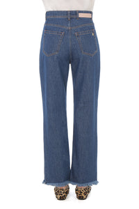 Pantalon droit en denim - Light blue