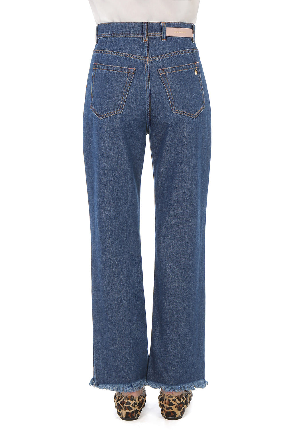 Pantalon droit en denim - Light blue