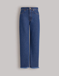 Pantalon droit en denim - Light blue