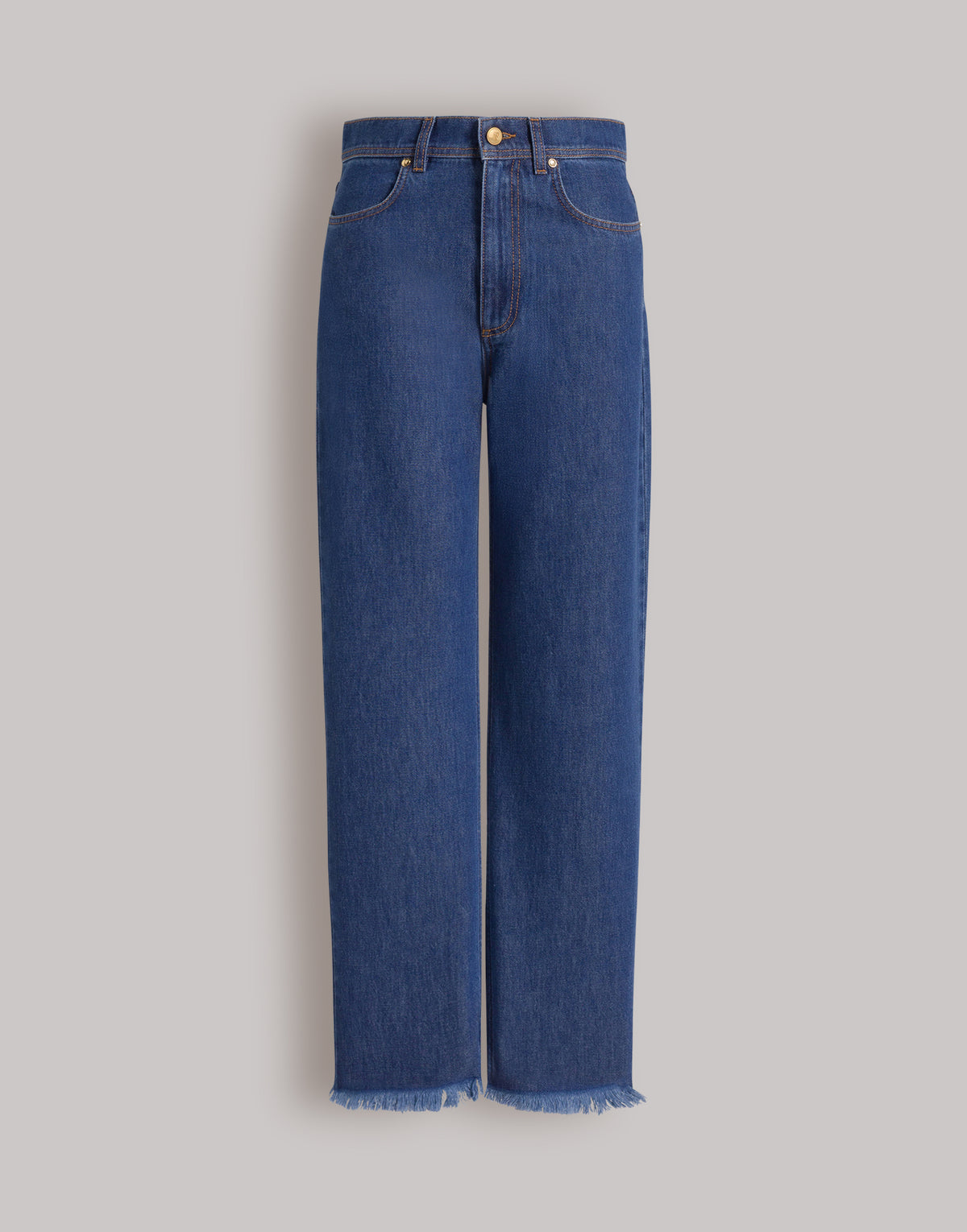 Pantalon droit en denim - Light blue