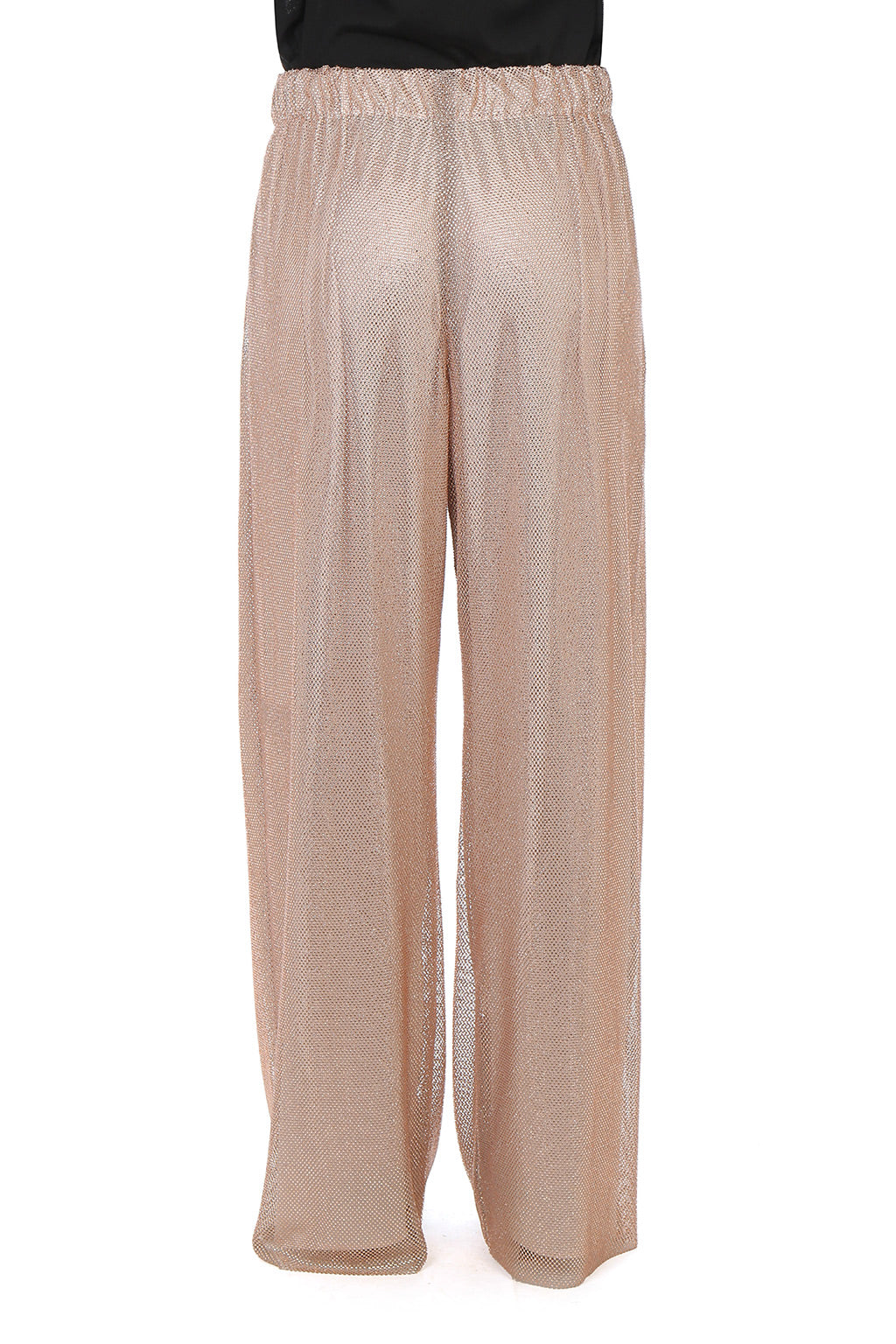 Pantalon large à micro-rhinestone - Pink