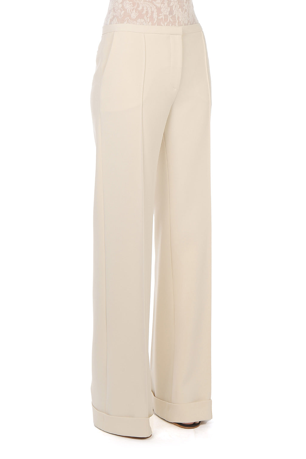 Pantalon habillé en cady - Ivory