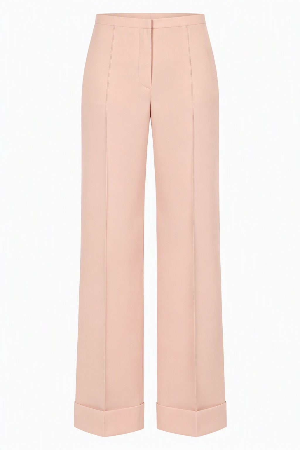 Pantalon bootcut en laine Tropical - Pink