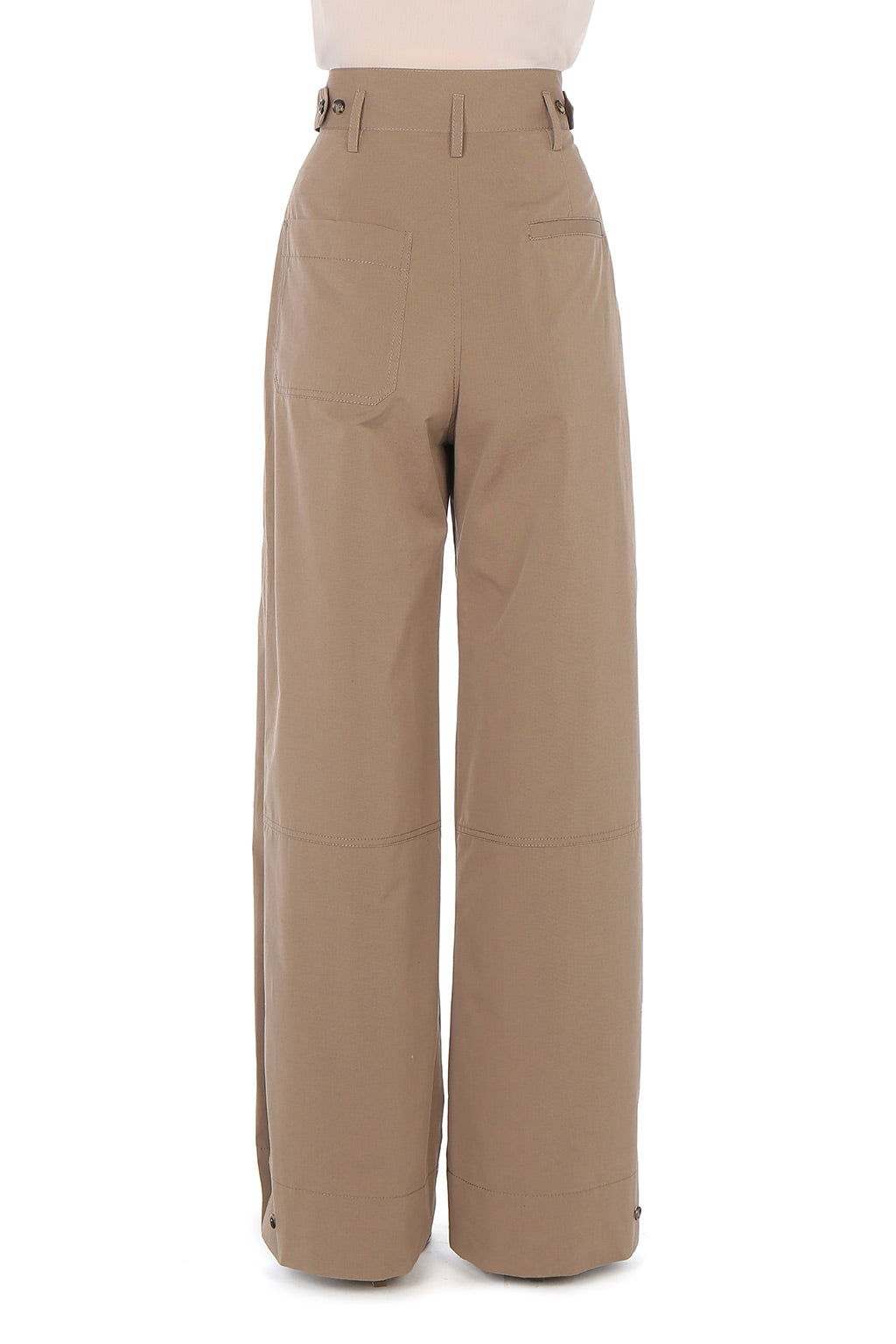 Pantalon utilitaire en coton - Brown