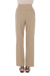 Pantalon de costume en tweed - Beige