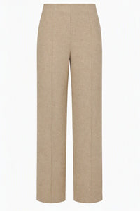 Pantalon de costume en tweed - Beige