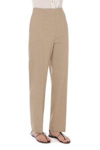 Pantalon de costume en tweed - Beige