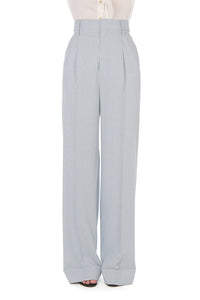 Pantalon de costume en tweed - Light blue