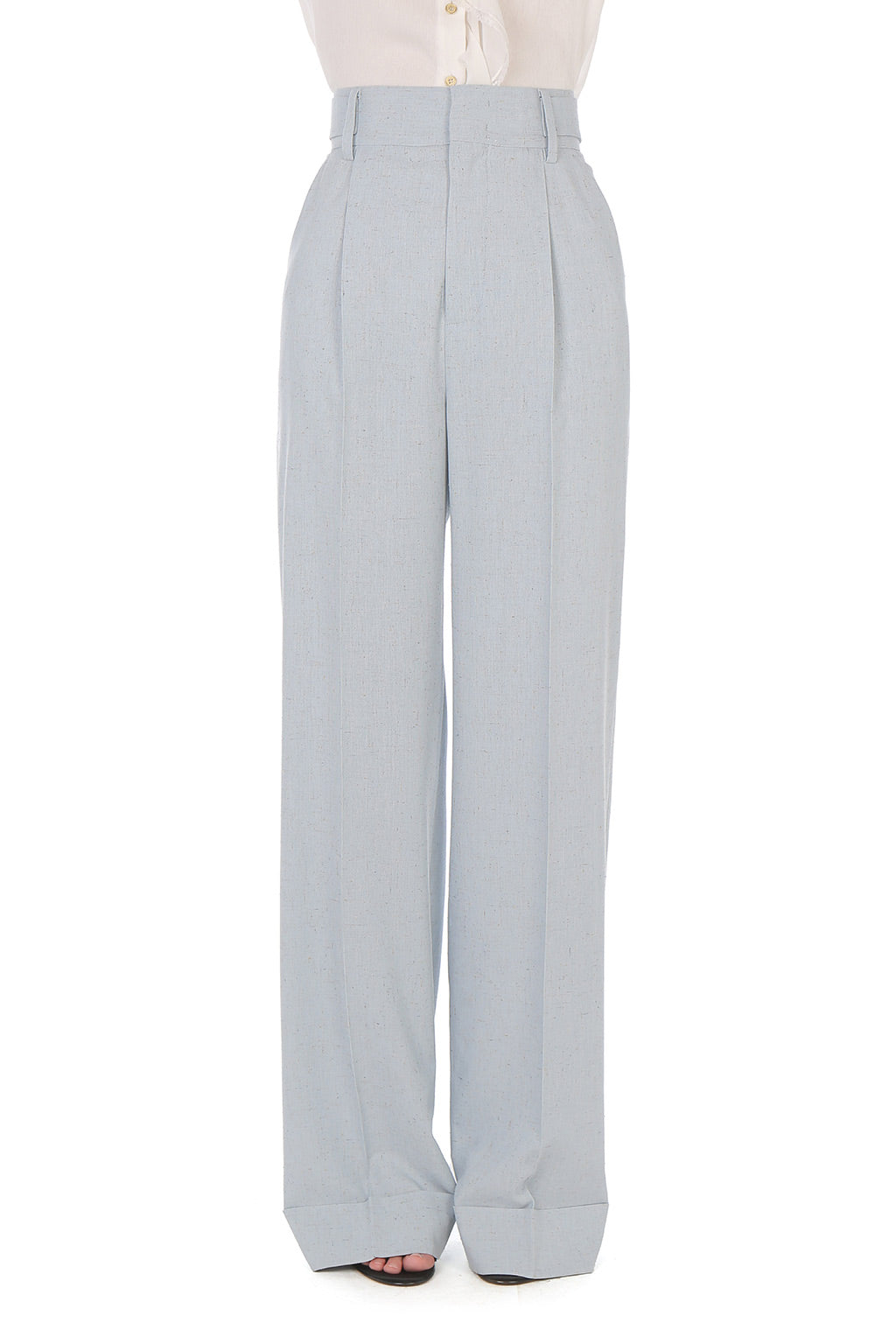 Pantalon de costume en tweed - Light blue