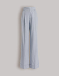 Pantalon de costume en tweed - Light blue