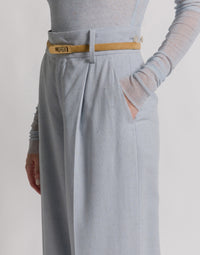 Pantalon de costume en tweed - Light blue