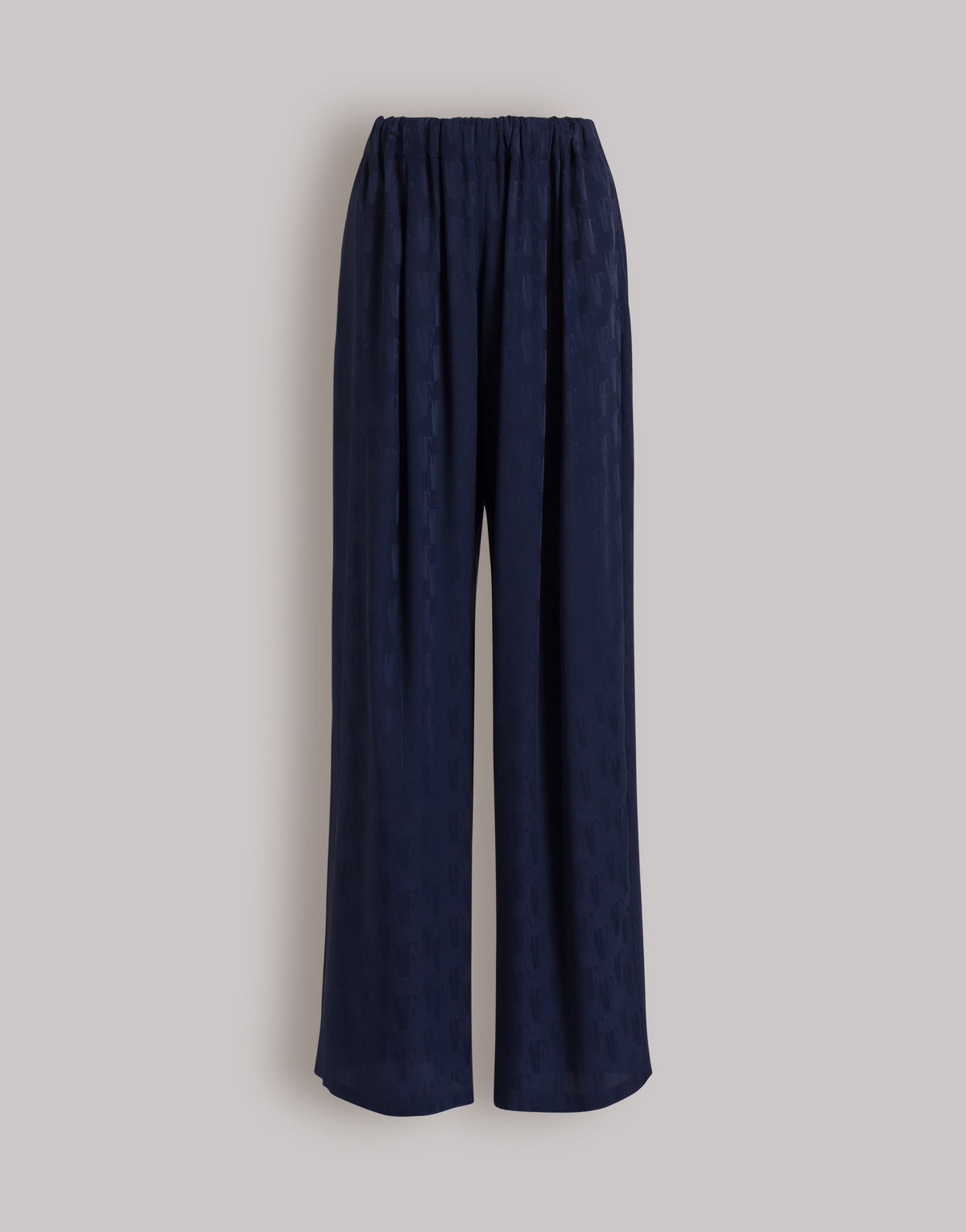Pantalon en soie Monogram AF - Blue