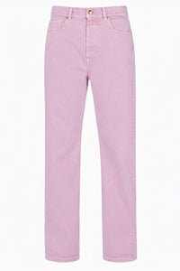 Pantalon droit en denim - Purple
