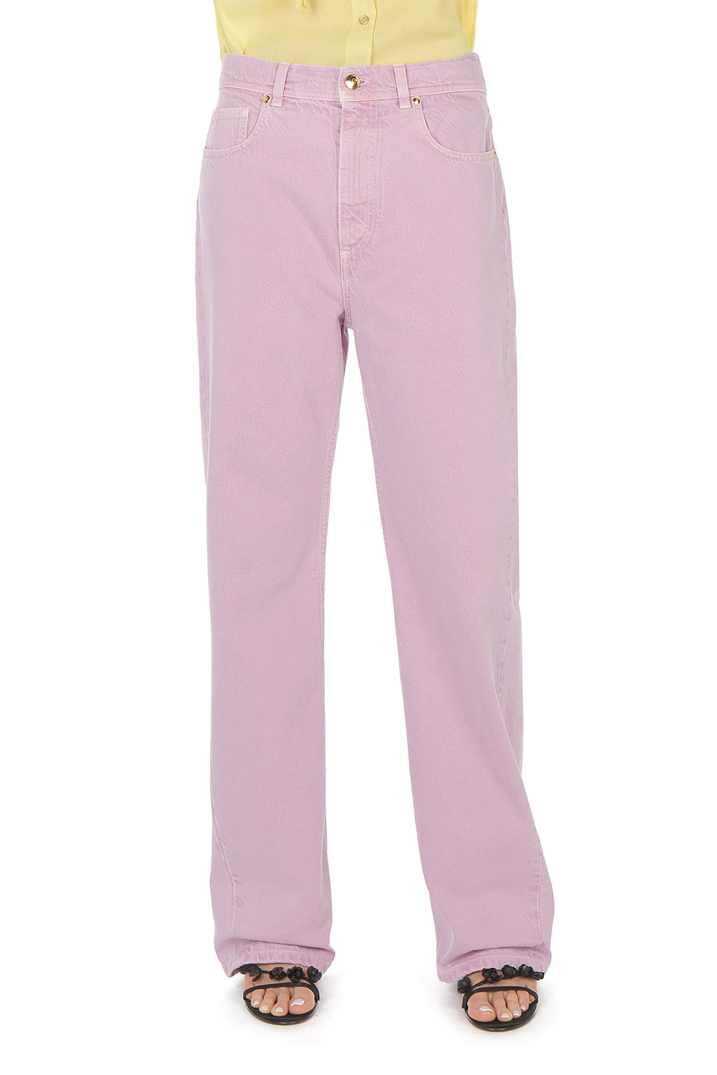 Pantalon droit en denim - Purple