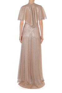 Robe de soirée en micro-rhinestone - Pink