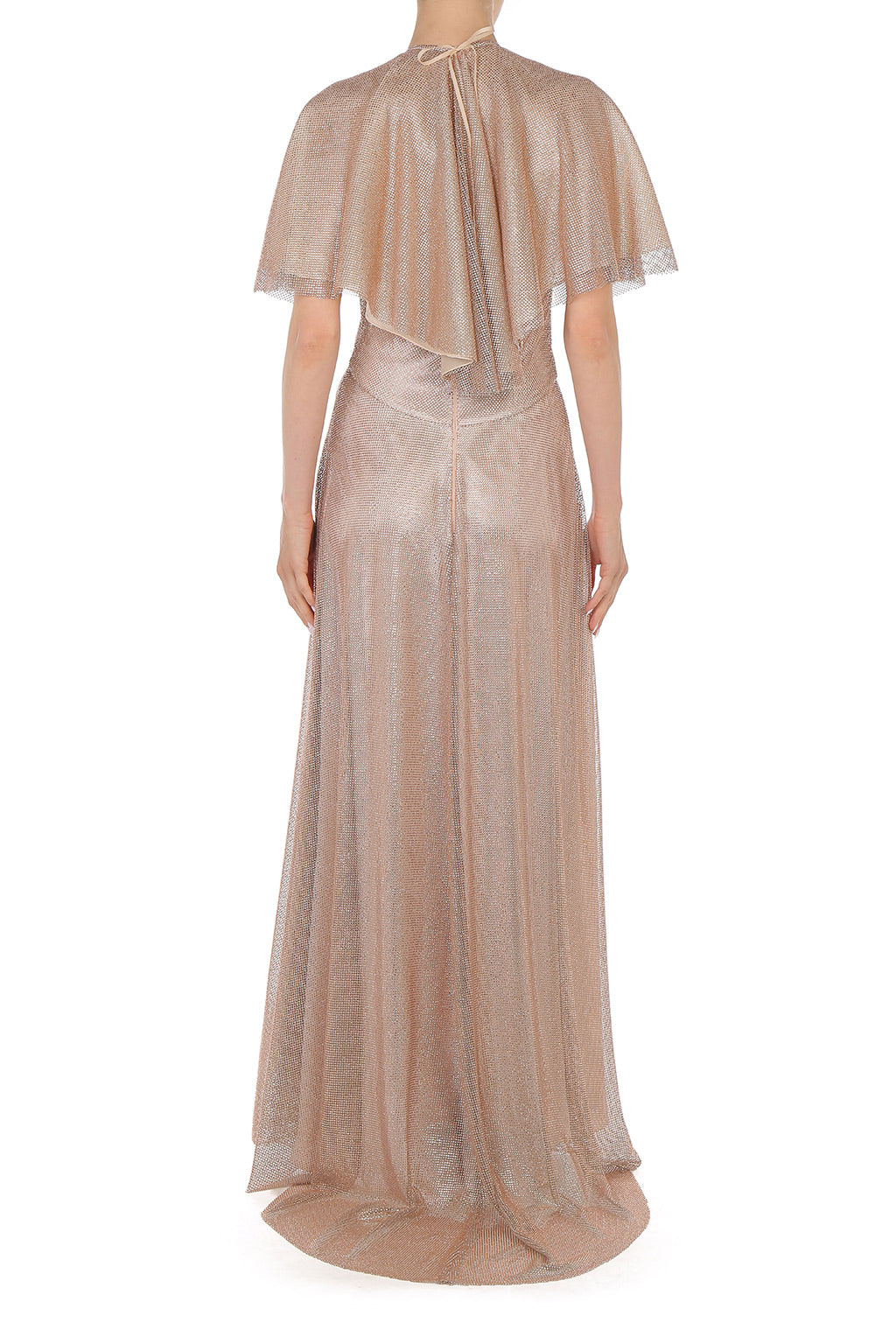 Robe de soirée en micro-rhinestone - Pink