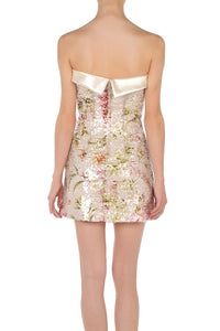 Minirobe avec paillettes florales - Ivory