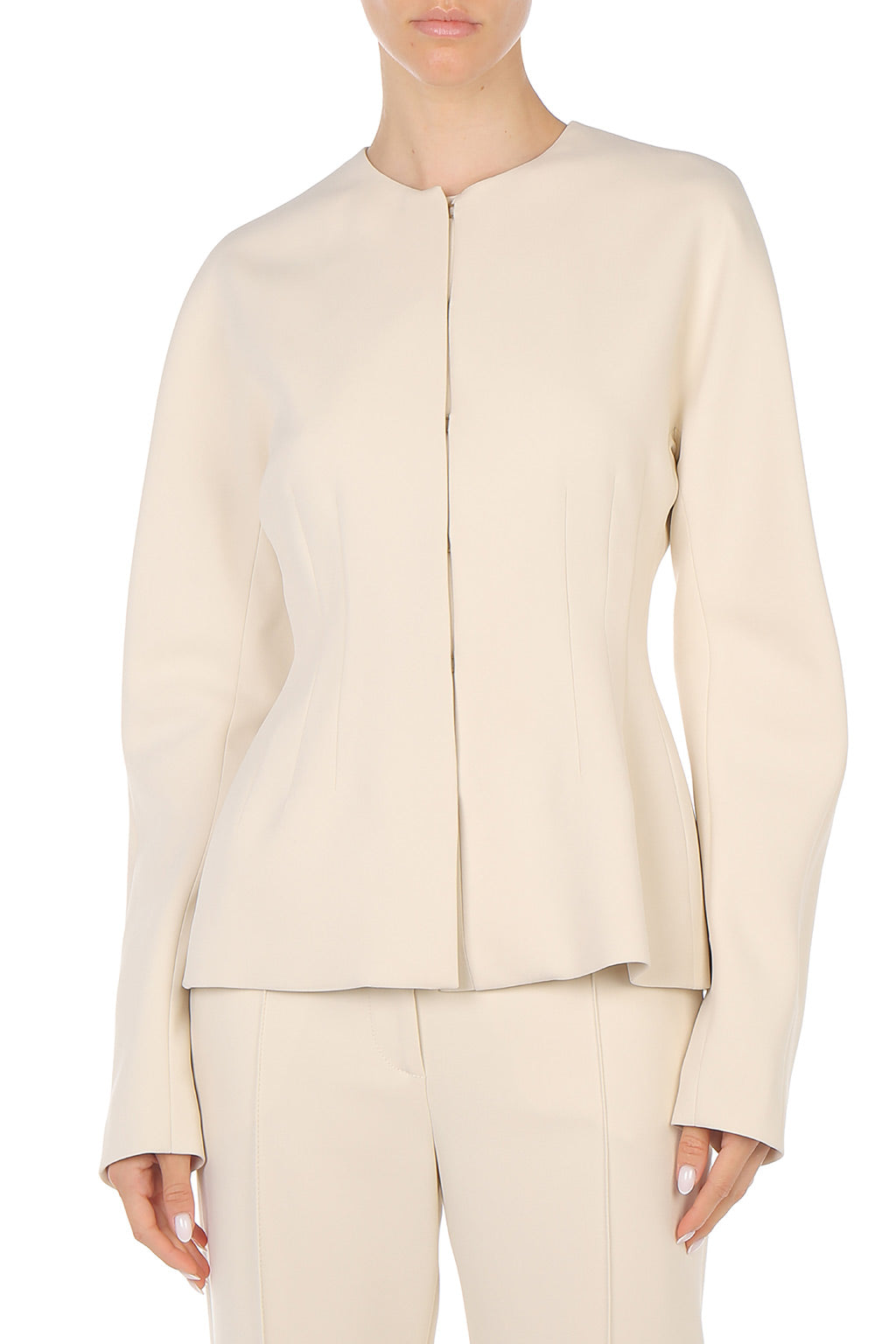 Élégante veste en cady - Ivory