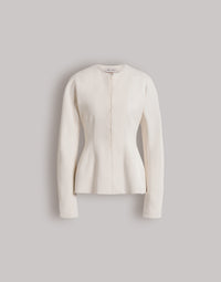 Élégante veste en cady - Ivory