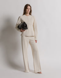 Élégante veste en cady - Ivory