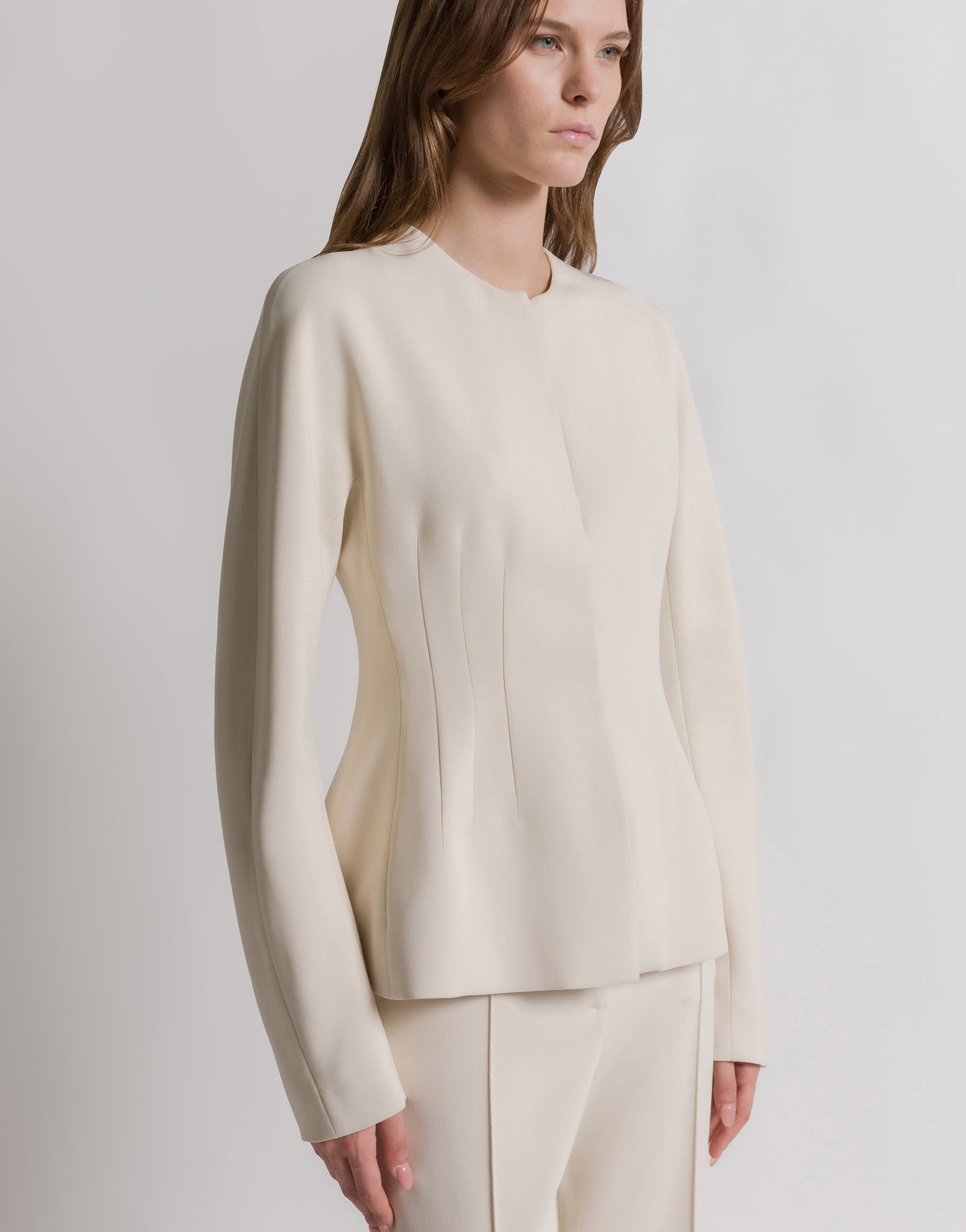 Élégante veste en cady - Ivory
