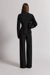 Élégante veste en cady - Black