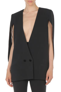 Veste en cady avec manches cape - Black