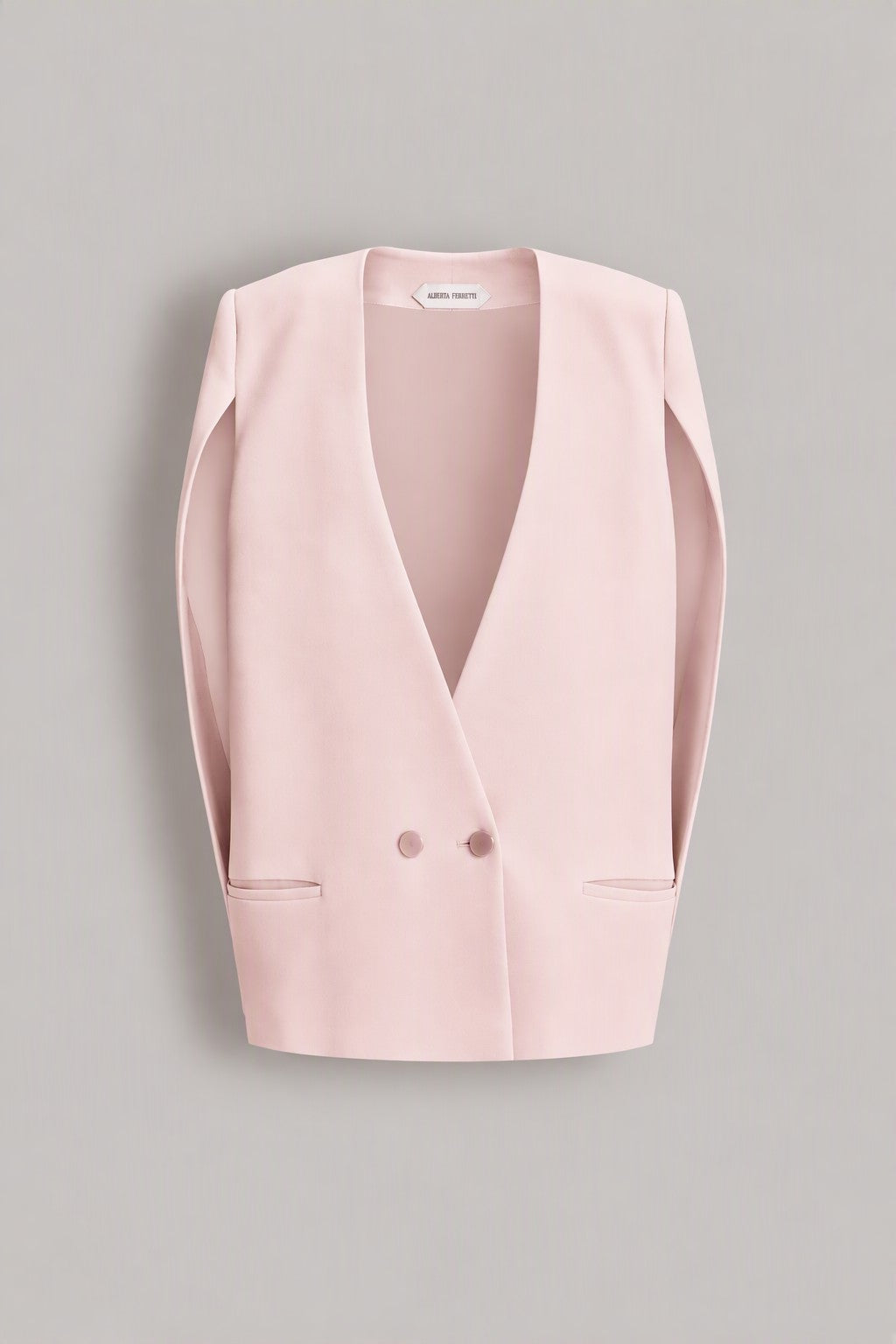 Veste en cady avec manches cape - Pink