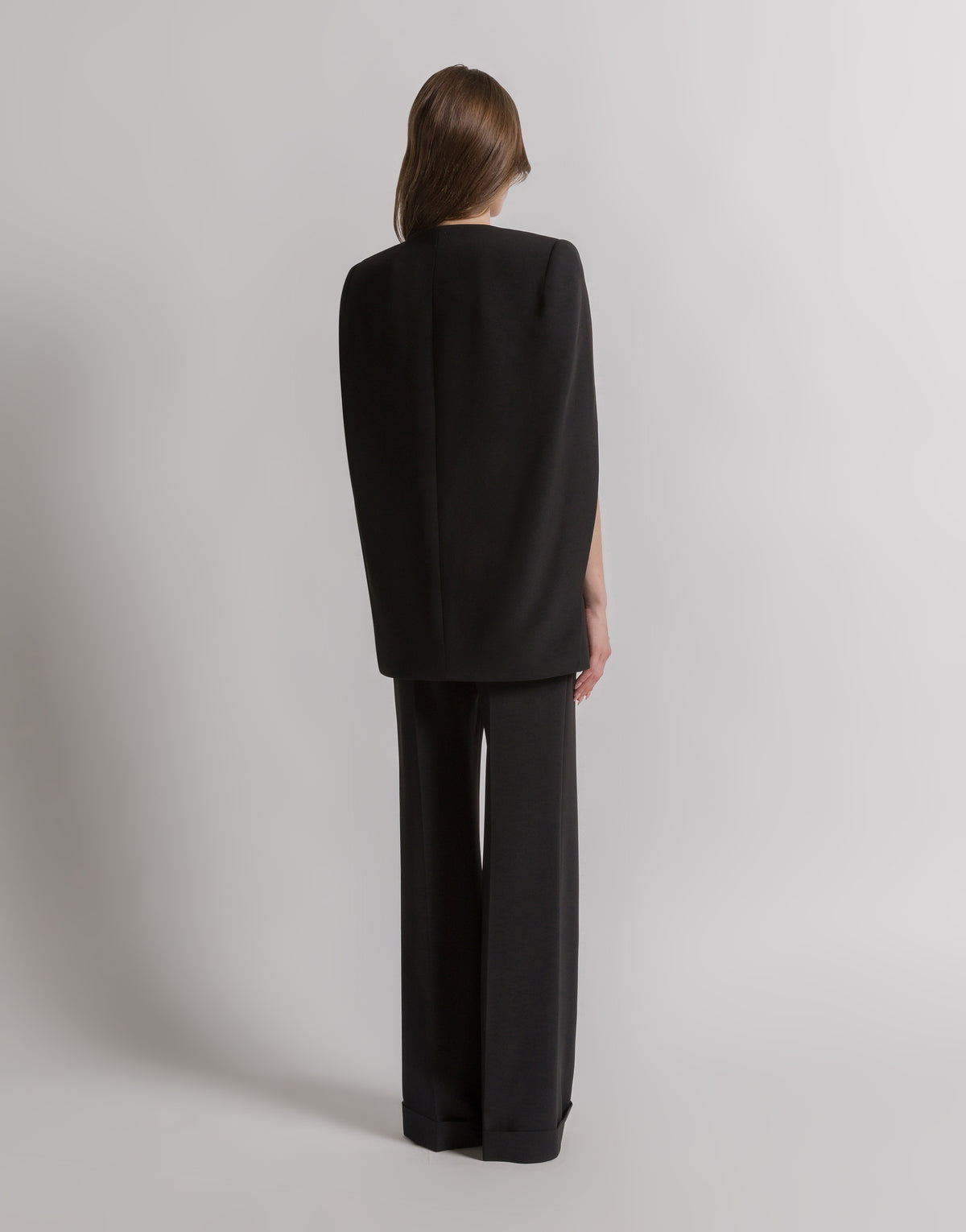 Veste en cady avec manches cape - Black