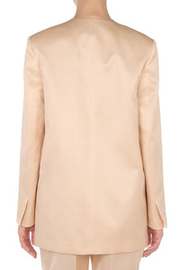 Veste en cady avec manches cape - Beige